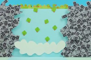 Video: Nokia #GreenDucks Part 4, 2 days to go. Shows Nokia Ducks breaking wall of phones (Nokia X #Android)