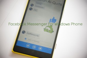 Facebook Messenger for Windows Phone Now Available! (Video Demo)