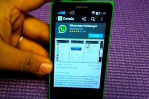 Weekend Watch: Getting Whatsapp onto Nokia X #Android