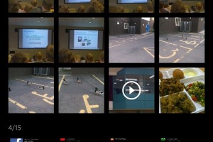 New Gallery/Photos App in WP8.1; lots of nice little welcome changes.