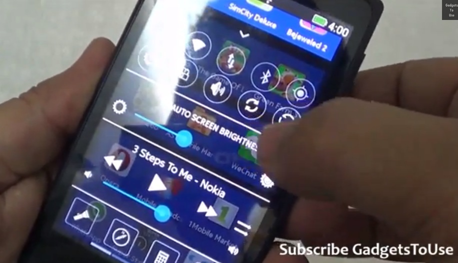 Video: iOS like settings toggles for Nokia X with Easy Controller