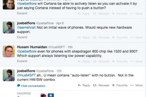 Auto/always listening Cortana needs new Hardware/Software combo suggests Belfiore.