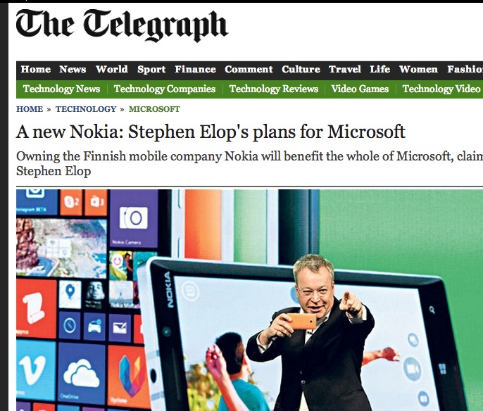 Elop’s Plans for Nokia at Microsoft: “Nokia will benefit the whole of Microsoft”