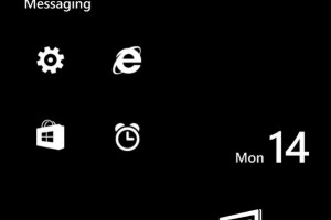 MNB RG: Windows Phone 8.1 tip. Set the Start background to a black picture.