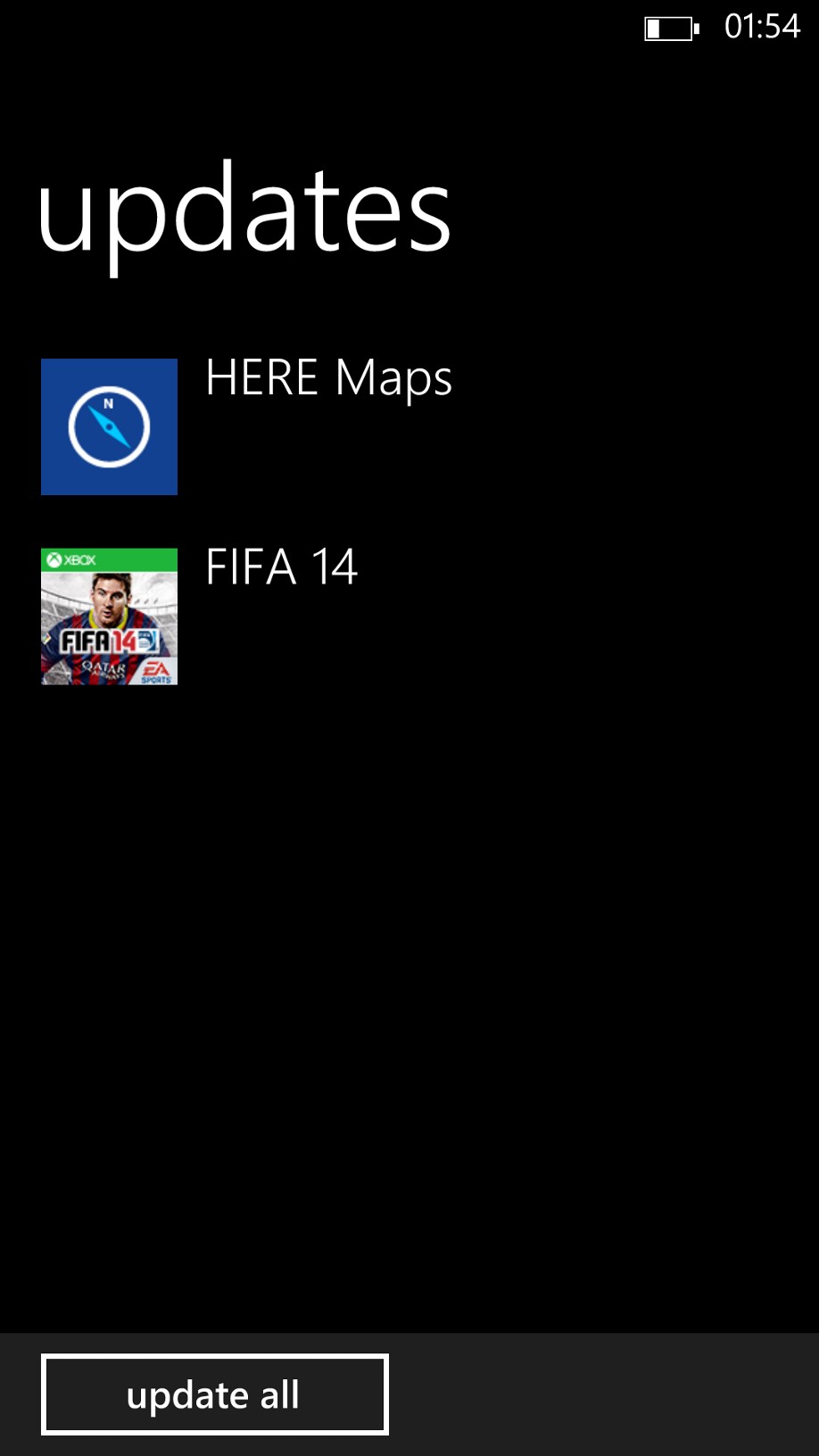 Lumiappdates: HERE Maps and FIFA 14