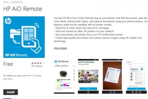 Lumiapps: HP Wireless Printing HP AiO Remote for WP8