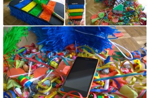 Surprise Nokia X Pinata with a Nokia XL inside from Nokia France