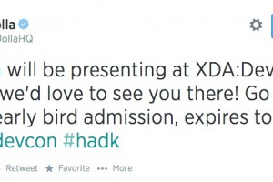 Jolla at XDA:Devcon 2014 – early bird admissions expires today