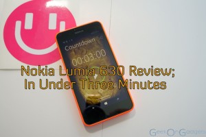 Nokia Lumia 630 Review In Under 3 Minutes