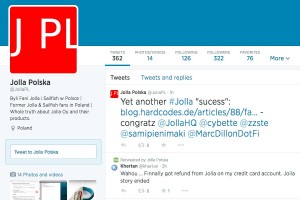 Former Jolla fan creates twitter account to highlight grievances with Jolla/Sailfish