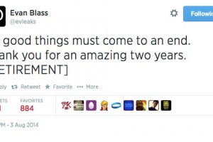 Retirement of @evleaks, why, and the evleaks fundraiser