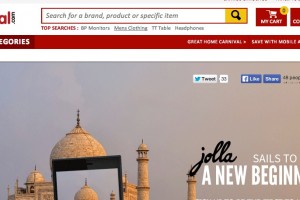 Snapdeal’s Jolla page for purchasing Sailfish powered Jolla phone in India