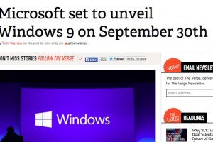 Combined Windows Phone and Windows RT to be unveiled September 30th Along with Windows 9