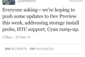 Joe Belfiore: Dev Preview getting Cyan and more updates