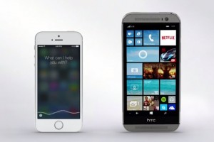 Another WP Cortana vs iOS Siri, featuring HTC One M8 for Windows