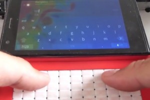 Jolla keyboard otherhalf MKII in action