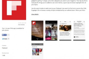 Flipboard for WP in store, but not yet downloadable