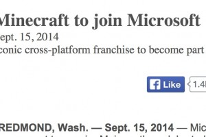 Microsoft Family grows again, buys Minecraft for 2.5 Billion USD