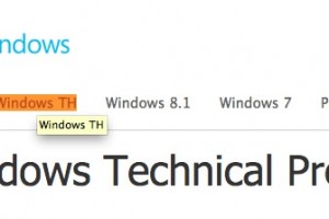 WTH? Windows TH (ThresHold?) spotted on Microsoft’s Windows Technical Preview site