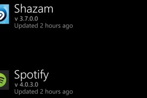 Shazam gets Cortana support, Spotify updated too.