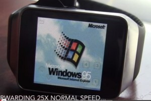 Windows Smartwatch! Samsung Android Wear with Windows 95