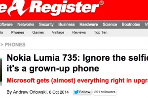 TheRegister: Nokia Lumia 730/735 – Microsoft gets (almost) everything right in upgrade