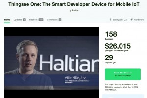 Ex-Nokians Kickstarter: Thingsee One- Fast track to Internet Of Things with 1 year battery life