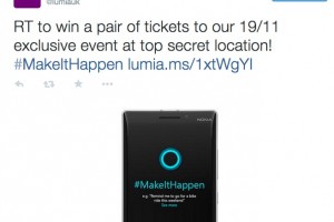 Top Secret Microsoft LumiaUK event 19/11 – win a pair of tickets #Makeithappen