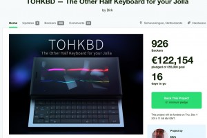 Kickstarter raises over â‚¬120,000 for Jolla The Other Half keyboard