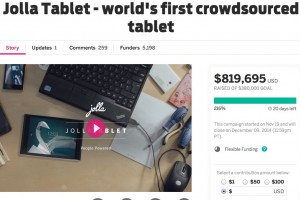 Update: Jolla Tablet fundraiser smashes goal: Over 800,000USD and counting