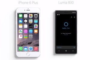 Microsoft Lumia: Cortana vs Siri – Microsoft bashes iPhone as just having gotten bigger