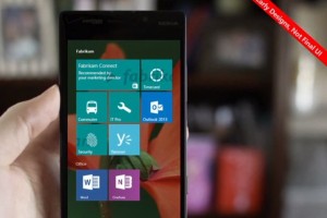 Early Design: Windows 10 for Phones