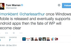 Android apps for WP still in the works