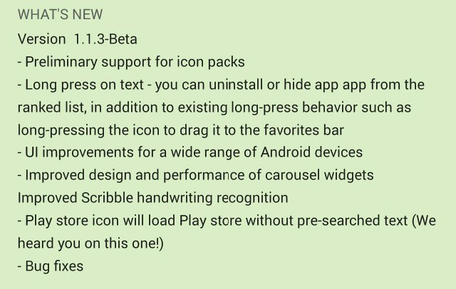 Nokia Z Launcher updates to v1.1.3Beta