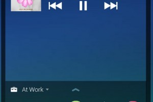 Microsoft Next Lockscreen with music controls and more messaging support