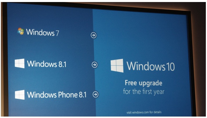 upgrade windows 8 to 10 free