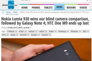 Nokia Lumia 930 camera still beats HTC ONE M9, iPhone 6 and Note 4