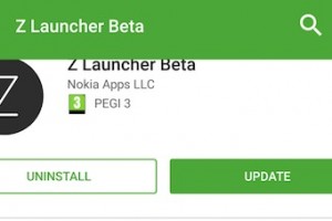 Nokia Z-Launcher Beta updated