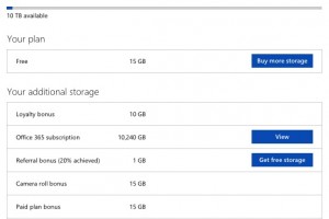 Microsoft cuts OneDrive free storage to 5GB, Unlimited to 1TB. Offers  ‘Free’ 1 year Office 365.