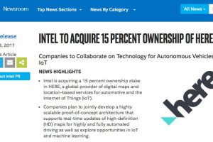 Intel invests in Nokia’s ditched HERE