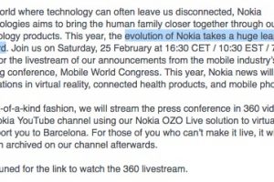 Evolution of Nokia takes a huge leap forward on Saturday #yuuuge